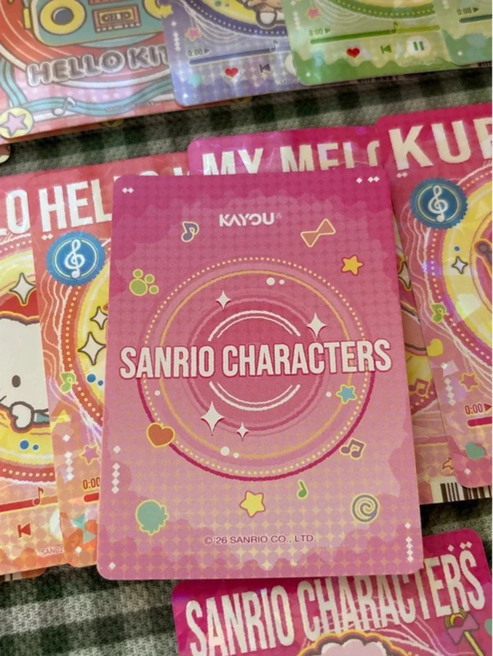 Sanrio 16 card lot tcg